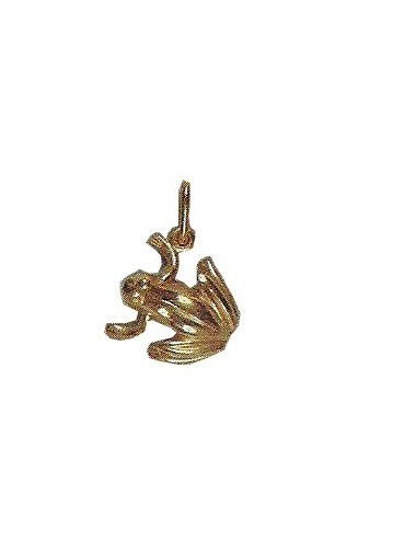 Pendentif grenouille en or